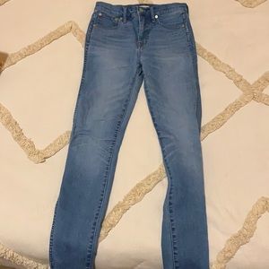 Madewell high rise skinny jeans
